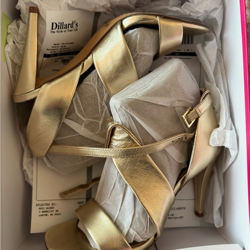 Gold Women's Heels
